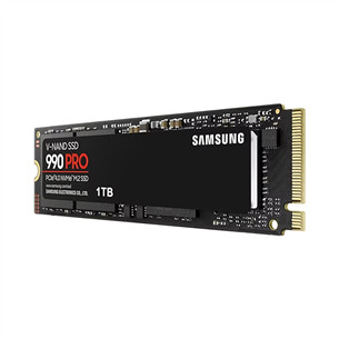 Samsung 990 PRO, 1 ТБ, PCIe 4.0 NVMe M.2, черный - SSD Товар - MZ-V9P1T0BW