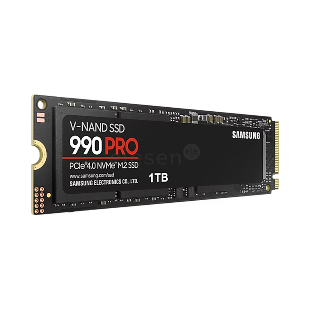 Samsung 990 PRO, 1 ТБ, PCIe 4.0 NVMe M.2, черный - SSD Товар - MZ-V9P1T0BW
