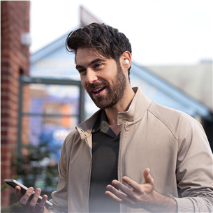 Sony WF-1000XM5, sidabro spalvos - Belaidės ausinės