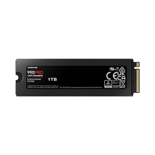 SSD diskas Samsung 990 PRO with Heatsink, 1 TB, PCIe 4.0 NVMe M.2 Prekė - MZ-V9P1T0CW