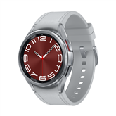 Samsung Watch6 Classic, 43 mm, LTE, sidabrinis