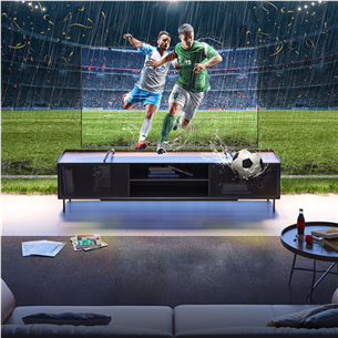 Hisense E7KQ PRO, 65'', Ultra HD, QLED, black - TV Item - 65E7KQPRO