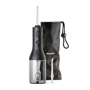 Philips Sonicare Cordless Power Flosser 3000, juodas - Irigatorius HX3826/33