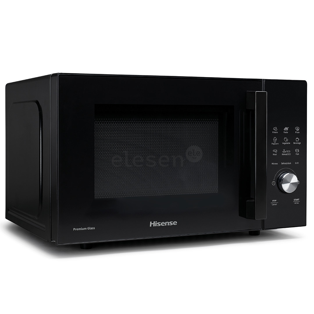 Mikrobangų krosnelė Hisense Prekė - H23MOBSD1HG, 23 L, black