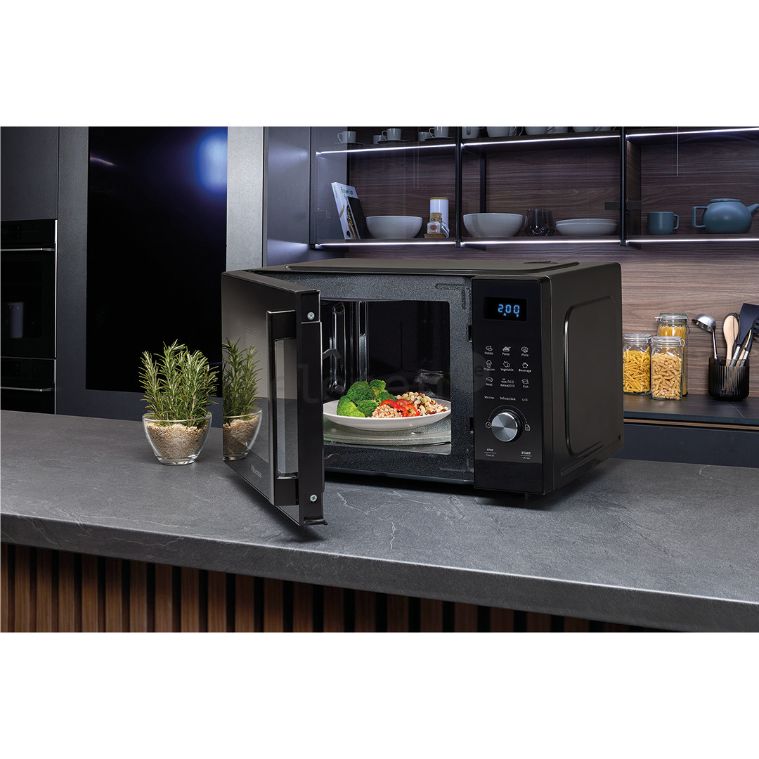 Mikrobangų krosnelė Hisense Prekė - H23MOBSD1HG, 23 L, black