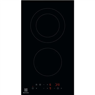 Electrolux 300 Domino, frameless, width 29 cm, black - Built-in ceramic hob LHR3233CK