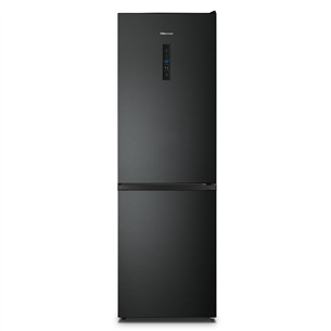 Hisense NoFrost, 304 L, 186 cm, juodas - Šaldytuvas RB395N4BFE