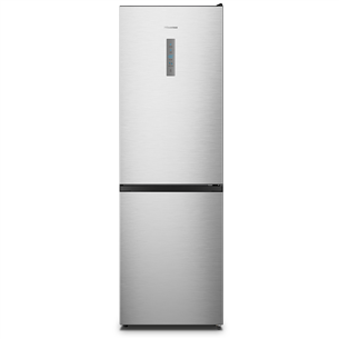 Hisense, NoFrost, 304 L, 186 cm, pilkas - Šaldytuvas RB395N4BCE