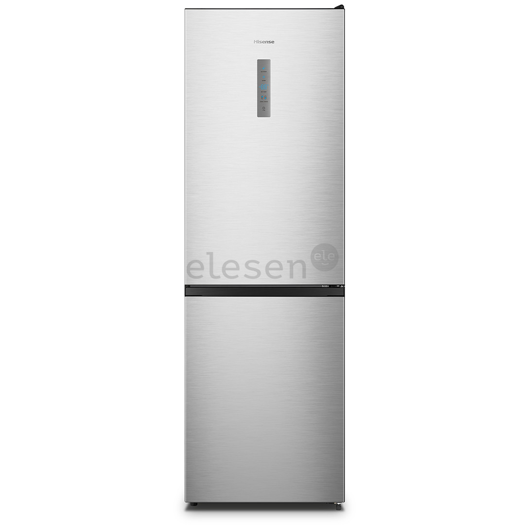 Hisense, NoFrost, 304 L, 186 cm, pilkas - Šaldytuvas