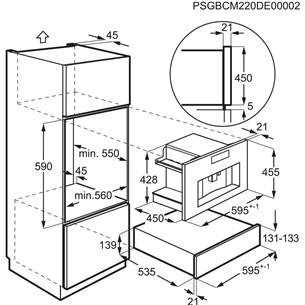 Electrolux Pure Black, черный - Интегрируемая кофемашина Товар - EBC85H