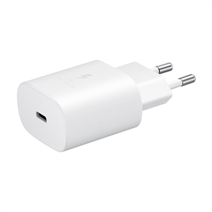 Įkroviklis Samsung, USB-C, 25 W, white