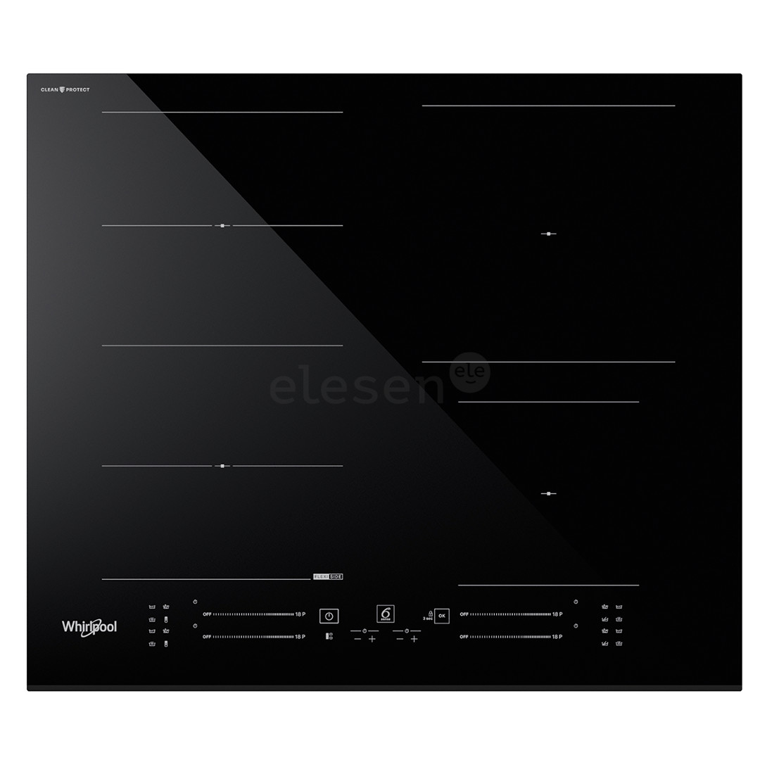 Whirlpool, ширина 59 см, черный - Интегрируемая индукционная варочная панель