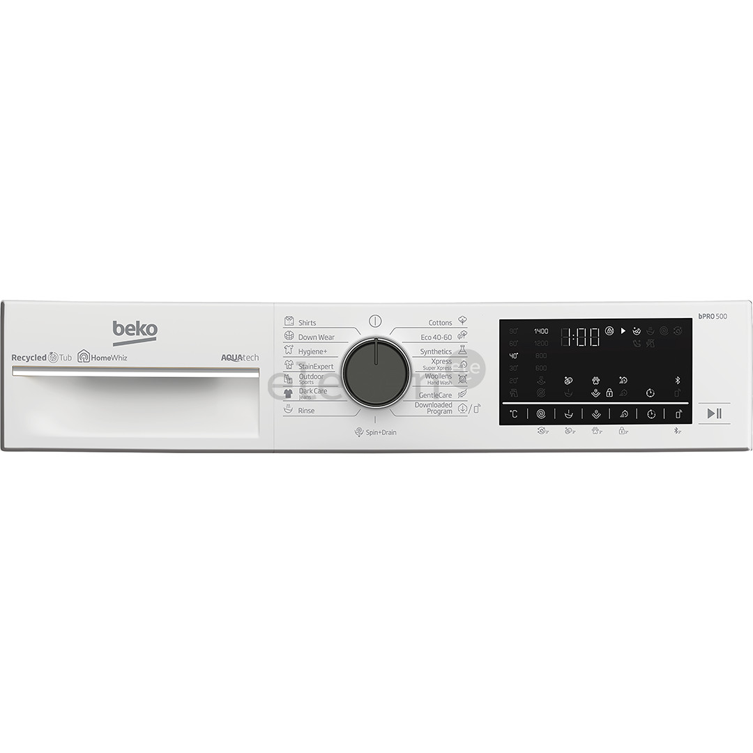 Skalbimo mašina Beko, Beyond, 8 kg, gylis 55 cm, 1400 rpm Prekė - B5WFU78418WB