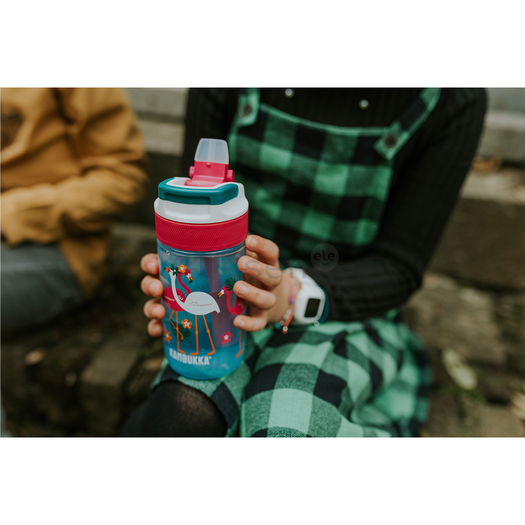 Kambukka Lagoon, 400 ml, Blue Flamingo - Vaikiška gertuvė