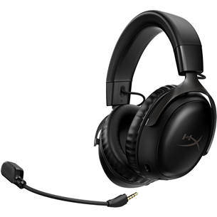 HyperX Cloud III Wireless, juodos - Belaidės ausinės