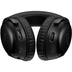 HyperX Cloud III Wireless, juodos - Belaidės ausinės