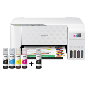 Epson EcoTank L3256, WiFi, белый - Многофункциональный цветной струйный  принтер Товар - C11CJ67407