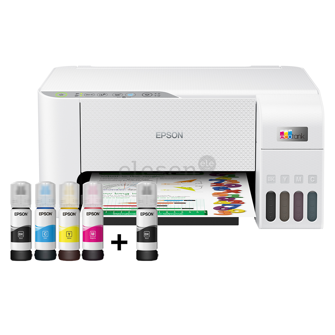 Epson EcoTank L3256, WiFi, белый - Многофункциональный цветной струйный  принтер Товар - C11CJ67407