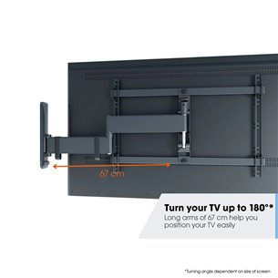 Vogel's TVM 3643 Full-Motion, 180º, 40'' - 77'', black - TV wall mount Item - TVM3643