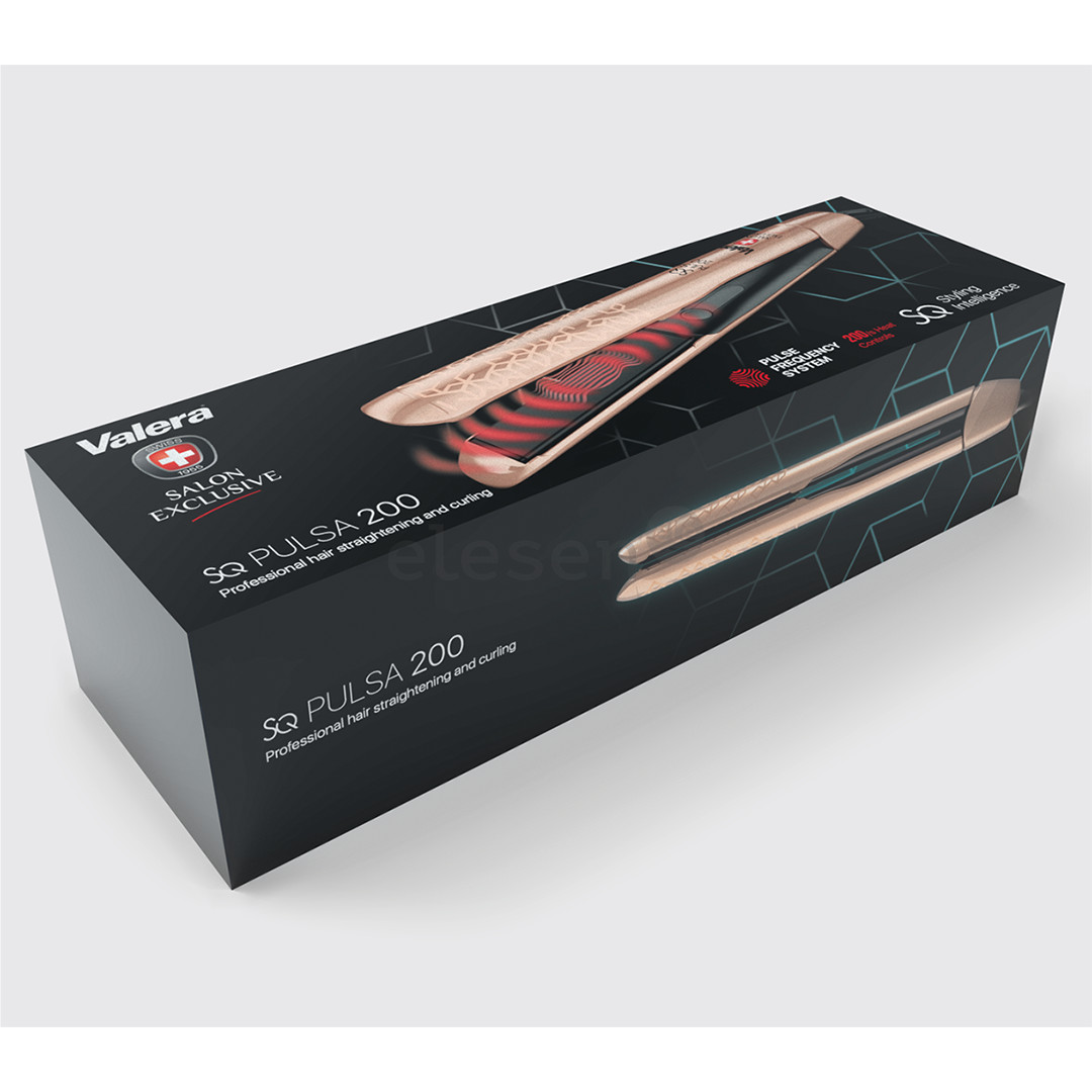 Valera SQ Pulsa 200, розовое золото - Щипцы для выпрямления волос