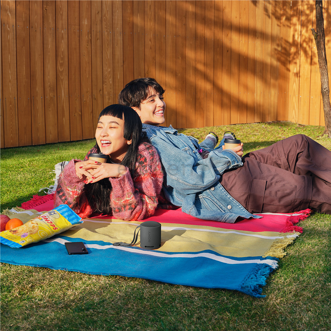 Sony SRS-XB100, juoda - Belaidė kolonėlė