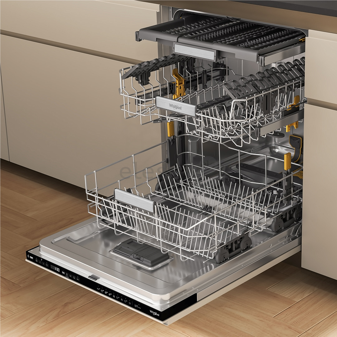 Whirlpool, 15 place settings, width 60 cm - Built-in dishwasher