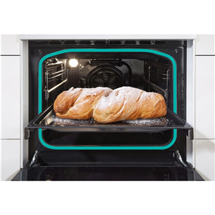 Gorenje, retro, 70 L, juoda - Viryklė Prekė - GECS5B70CLB
