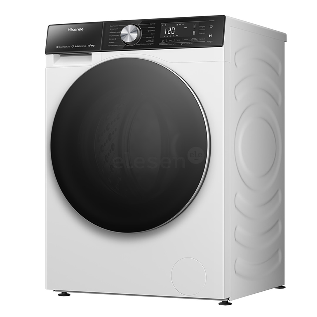 Hisense, 12/8 kg, depth 56 cm, 1400 rpm - Washer-dryer combo
