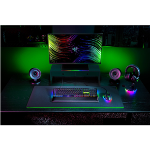 Razer BlackWidow V4, Green Switch, mechanical, SWE, black - Keyboard Item - RZ03-04690600-R3N1