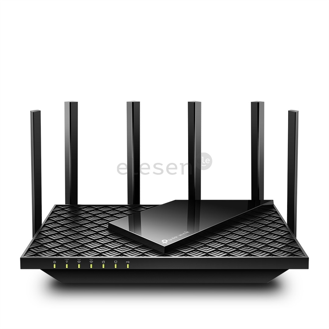 TP-Link Archer AXE75, AXE5400 Tri-Band Gigabit Wi-Fi 6E, black - WiFi router