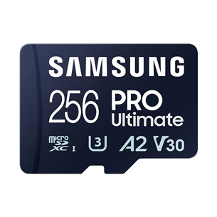 Atminties kortelė Samsung PRO Ultimate, microSDXC, SD adapteris, 256 GB Prekė - MB-MY256SA/WW