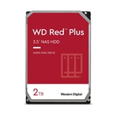 Western Digital WD Red Plus NAS, 2 TB, 5400rpm, 64MB, 3,5" - Hard-drive