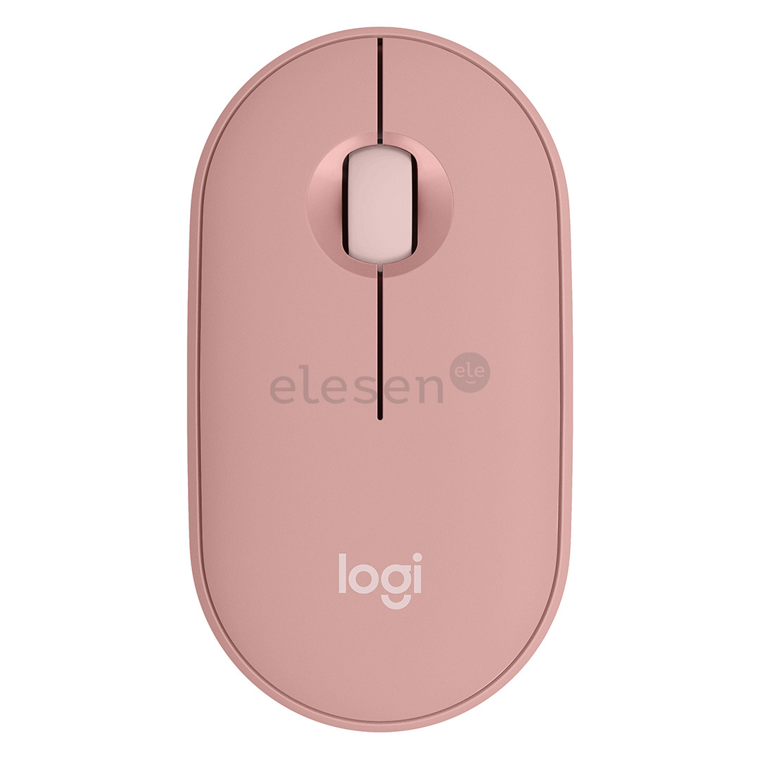 Logitech Pebble Mouse 2 M350s BT, rožinė - Belaidė pelė