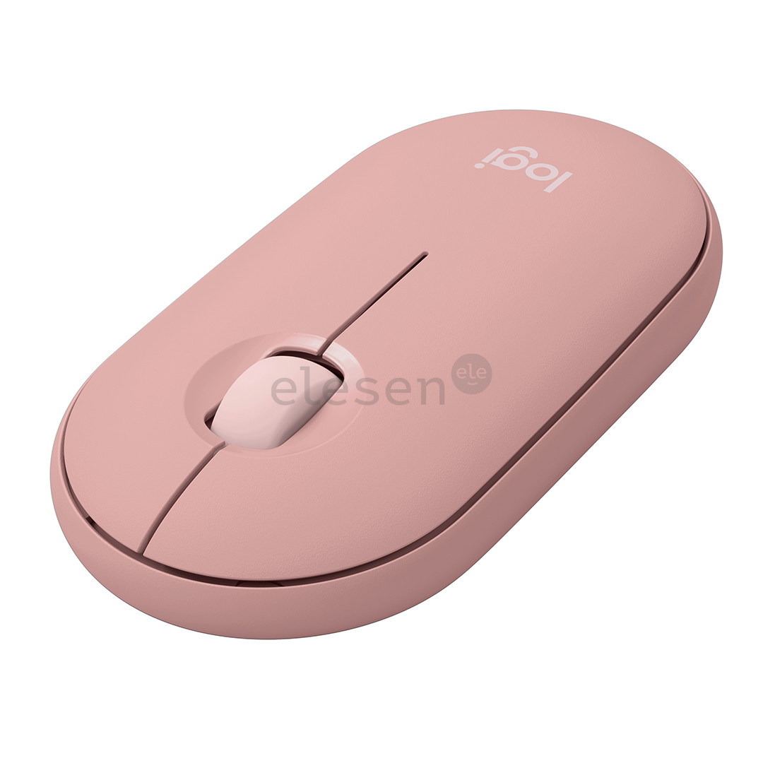 Logitech Pebble Mouse 2 M350s BT, rožinė - Belaidė pelė
