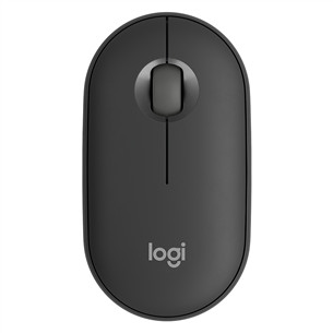 Logitech Pebble Mouse 2 M350s BT, juoda - Belaidė pelė 910-007015