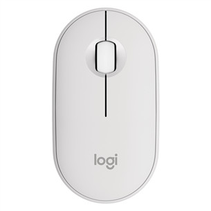 Logitech Pebble Mouse 2 M350s BT, balta - Belaidė pelė 910-007013