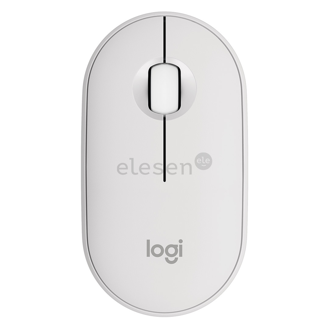 Logitech Pebble Mouse 2 M350s BT, balta - Belaidė pelė