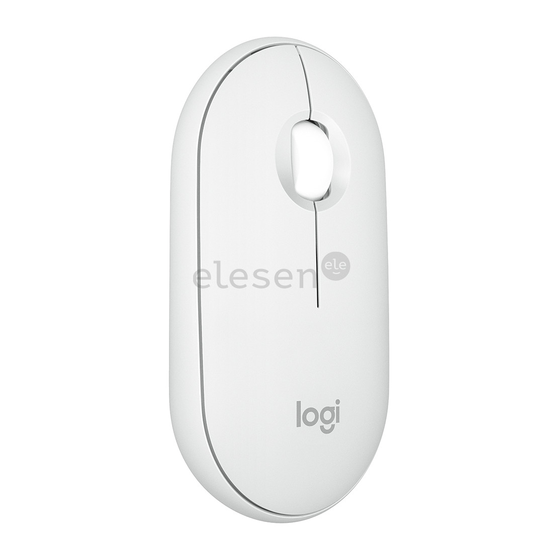 Logitech Pebble Mouse 2 M350s BT, balta - Belaidė pelė
