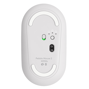 Logitech Pebble Mouse 2 M350s BT, white - Wireless mouse Item - 910-007013