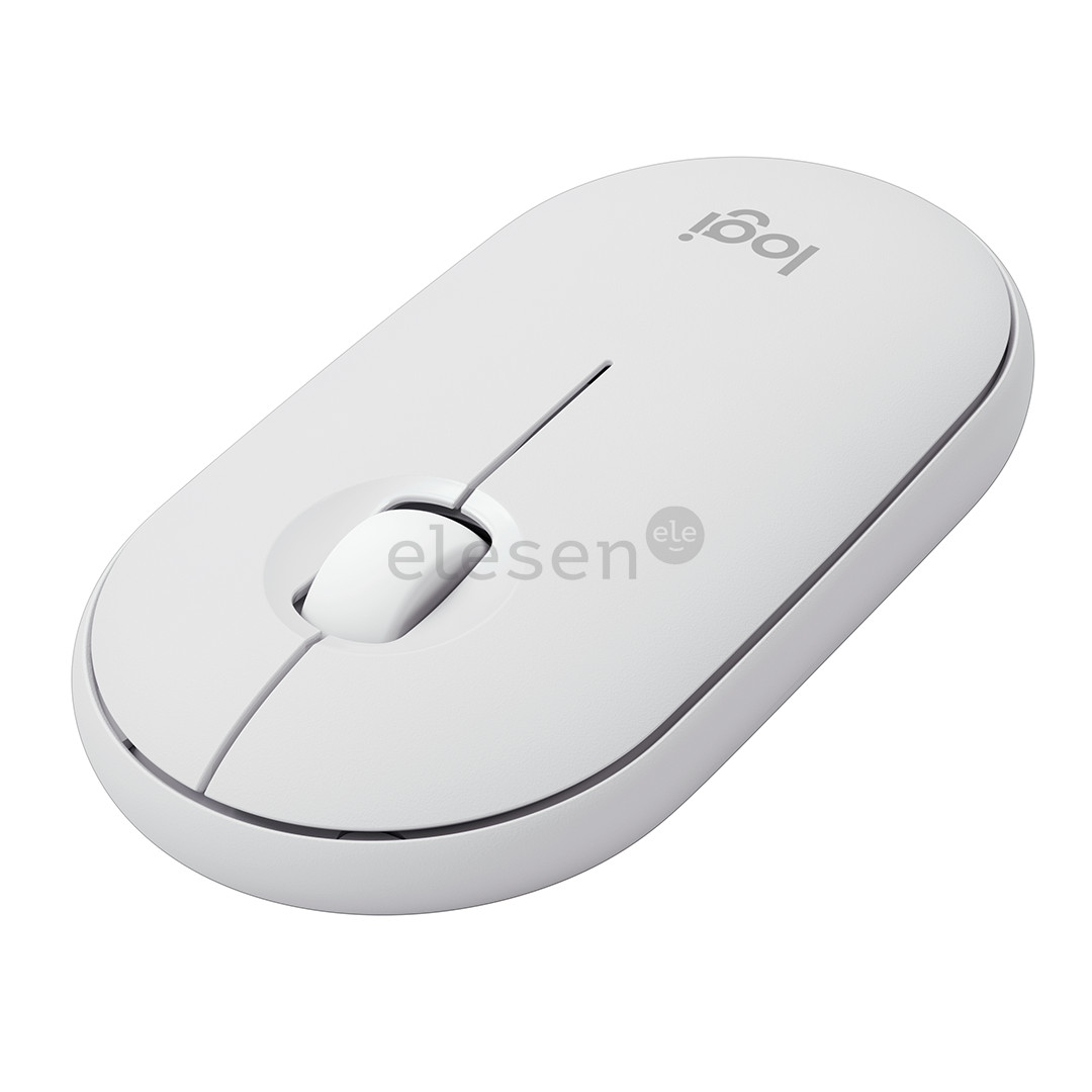 Logitech Pebble Mouse 2 M350s BT, balta - Belaidė pelė