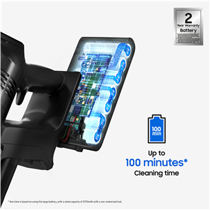 Dulkių siurblys Samsung Bespoke Jet AI Pet Extra, black