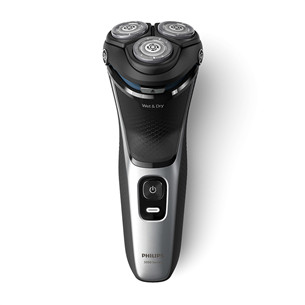 Philips Shaver 3000 Series, Wet & Dry, black/silver - Shaver Item - S3143/00