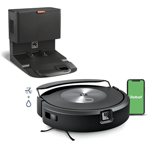 iRobot Roomba Combo® j7+, Wet & Dry, black - Robot vacuum cleaner Item - COMBOJ7PLUS COMBOJ7PLUS