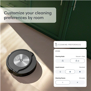 Dulkių siurblys robotas iRobot Roomba Combo® j7+, Wet & Dry, black Prekė - COMBOJ7PLUS