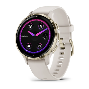 Išmanusis laikrodis Garmin Venu 3S, beige/gold Prekė - 010-02785-04 010-02785-04