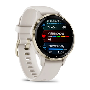 Išmanusis laikrodis Garmin Venu 3S, beige/gold Prekė - 010-02785-04