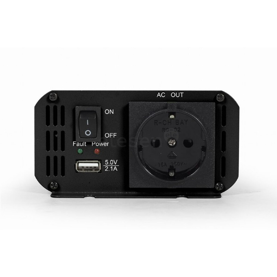 Gembird 12V-> 300W + USB port - Inverter Item - EG-PWC300-01