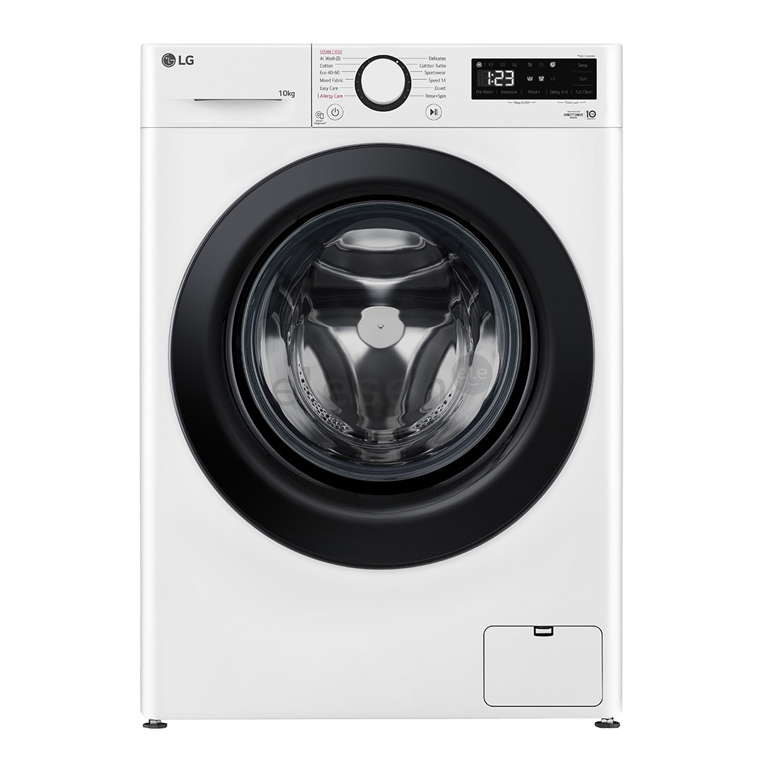 LG F4WR510SBW, 10 kg, 55 cm, 1400 aps./min. - Skalbimo mašina