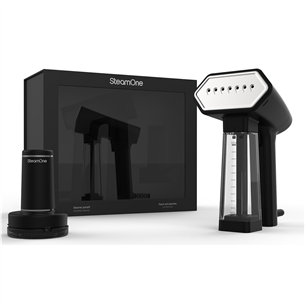 Nešiojamasis garintuvas + pūkų rinkiklis SteamOne, juoda Prekė - SN200B+RP10B SN200B+RP10B
