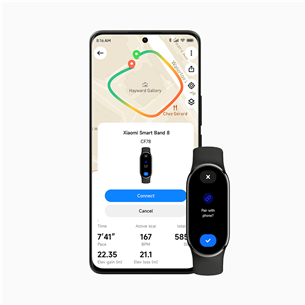 Išmanioji apyrankė Xiaomi Smart Band 8, graphite